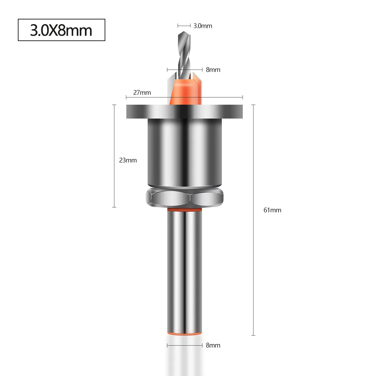 Broca Escareador 8mm Com Limitador
