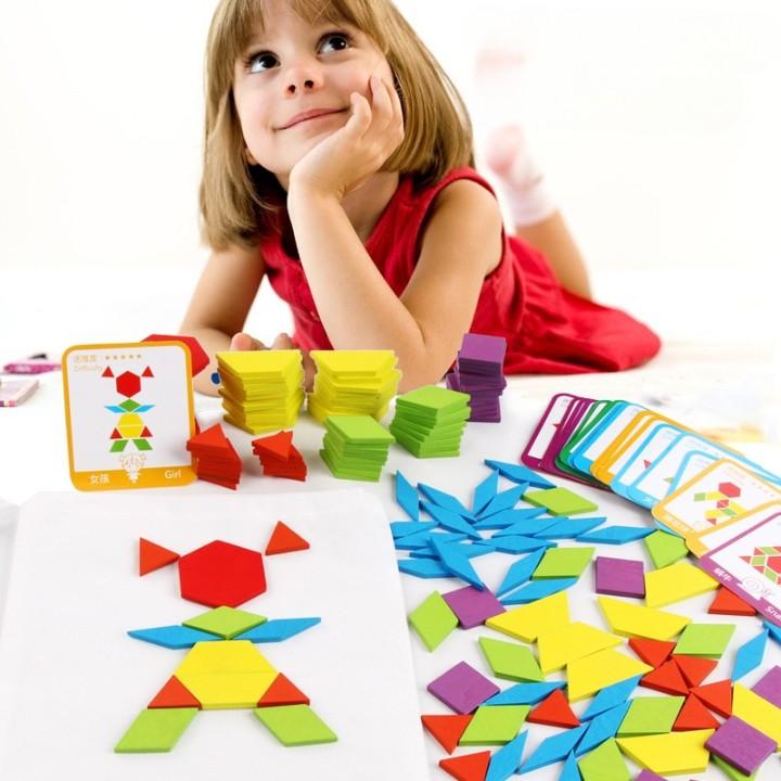 Quebra Cabeça Educativo Forma Geométrica SHAPE PUZZLE - Wshop10