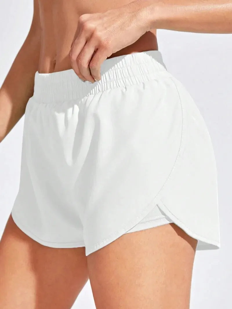Shorts Fitness Feminino FlexFit Cintura Alta para Academia e Corrida