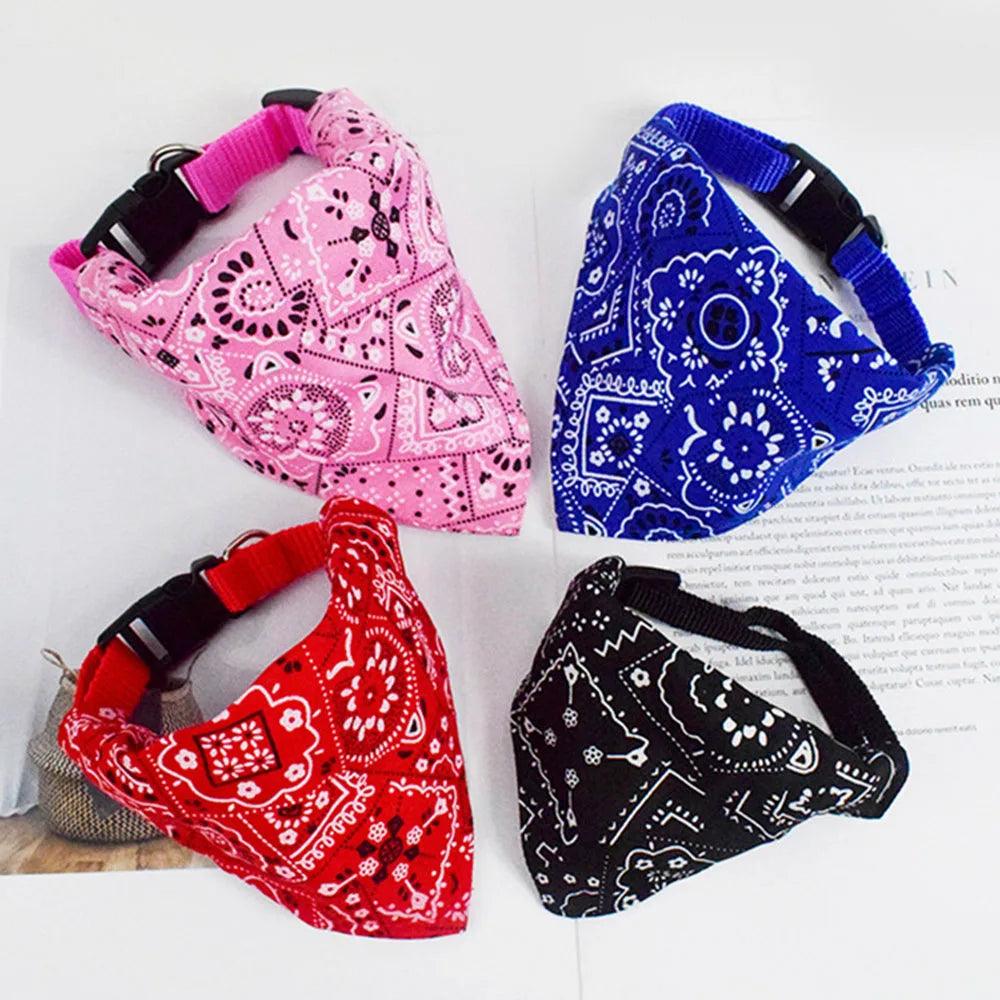 Coleira Bandana ajustável para cachorro e gato - Wshop10
