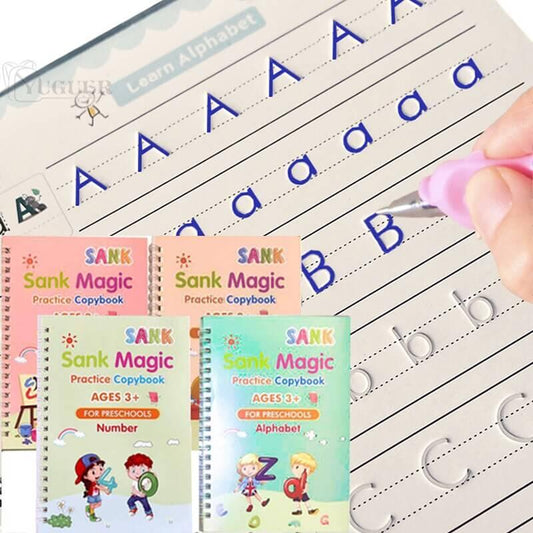 Caderno de Caligrafia Mágico - QuietBook - Wshop10