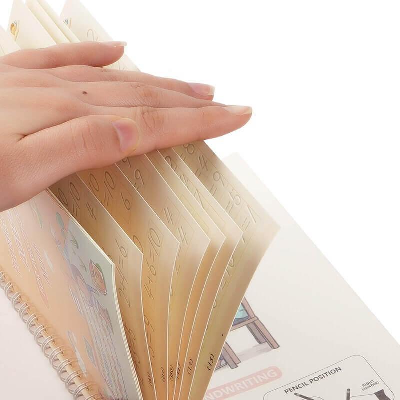 Caderno de Caligrafia Mágico - QuietBook - Wshop10
