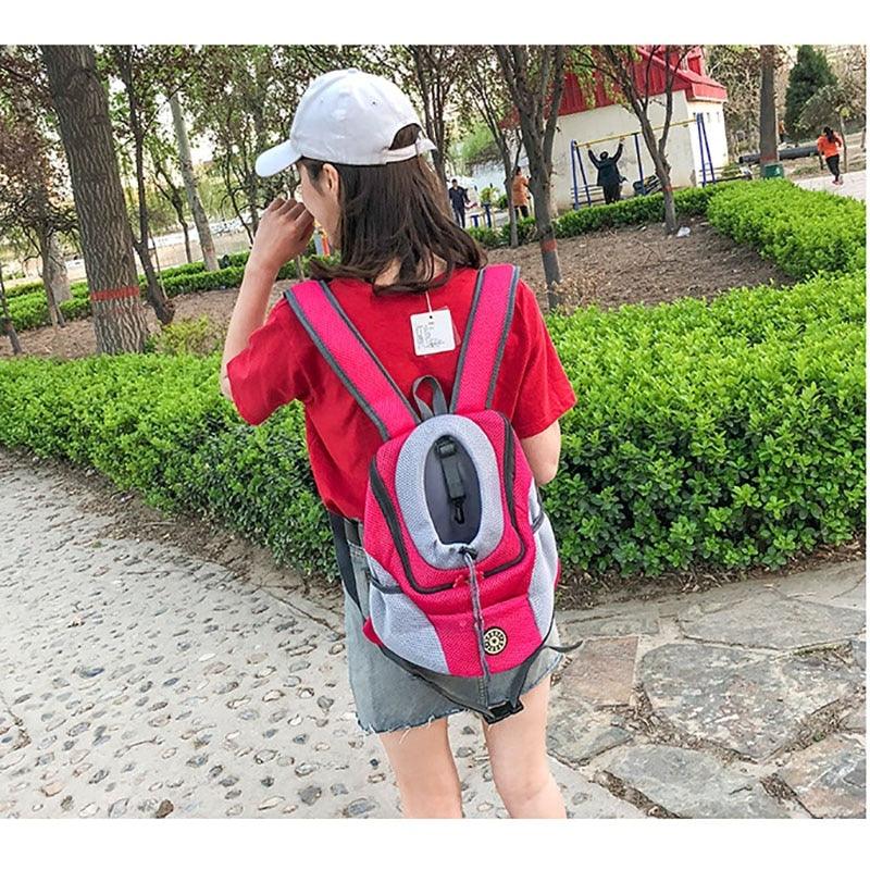 Mochila de viagem portátil de ombro duplo para Pet - Wshop10