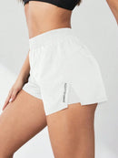 Shorts feminino esportivos fitness casual