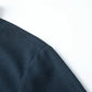 Polo masculina de manga comprida com gola virada para baixo