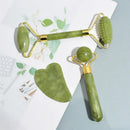 Rolo Jade Rosto e Corpo Massageador - Gua sha Pedra Natural