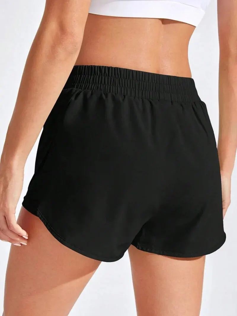 Shorts Fitness Feminino FlexFit Cintura Alta para Academia e Corrida