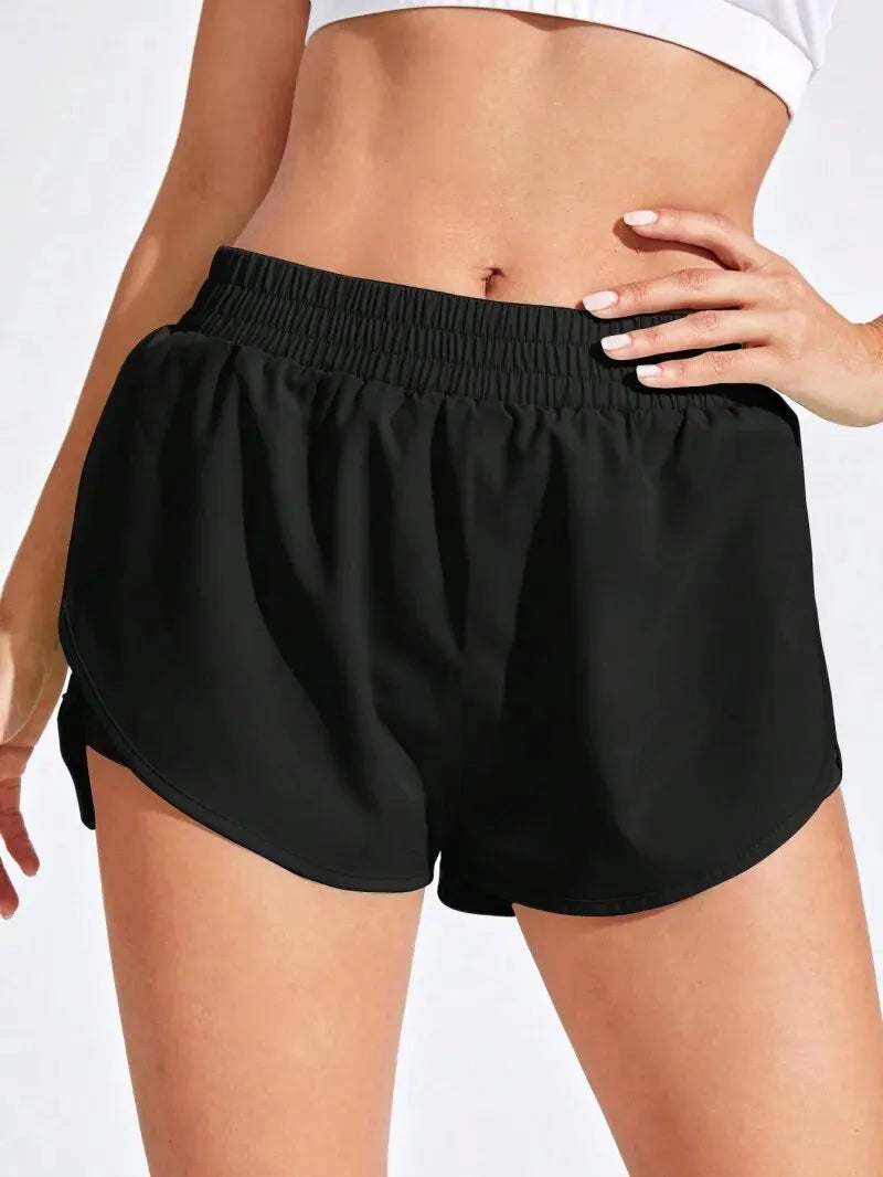 Shorts Fitness Feminino FlexFit Cintura Alta para Academia e Corrida