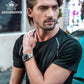 Relógio de aço inoxidável masculino