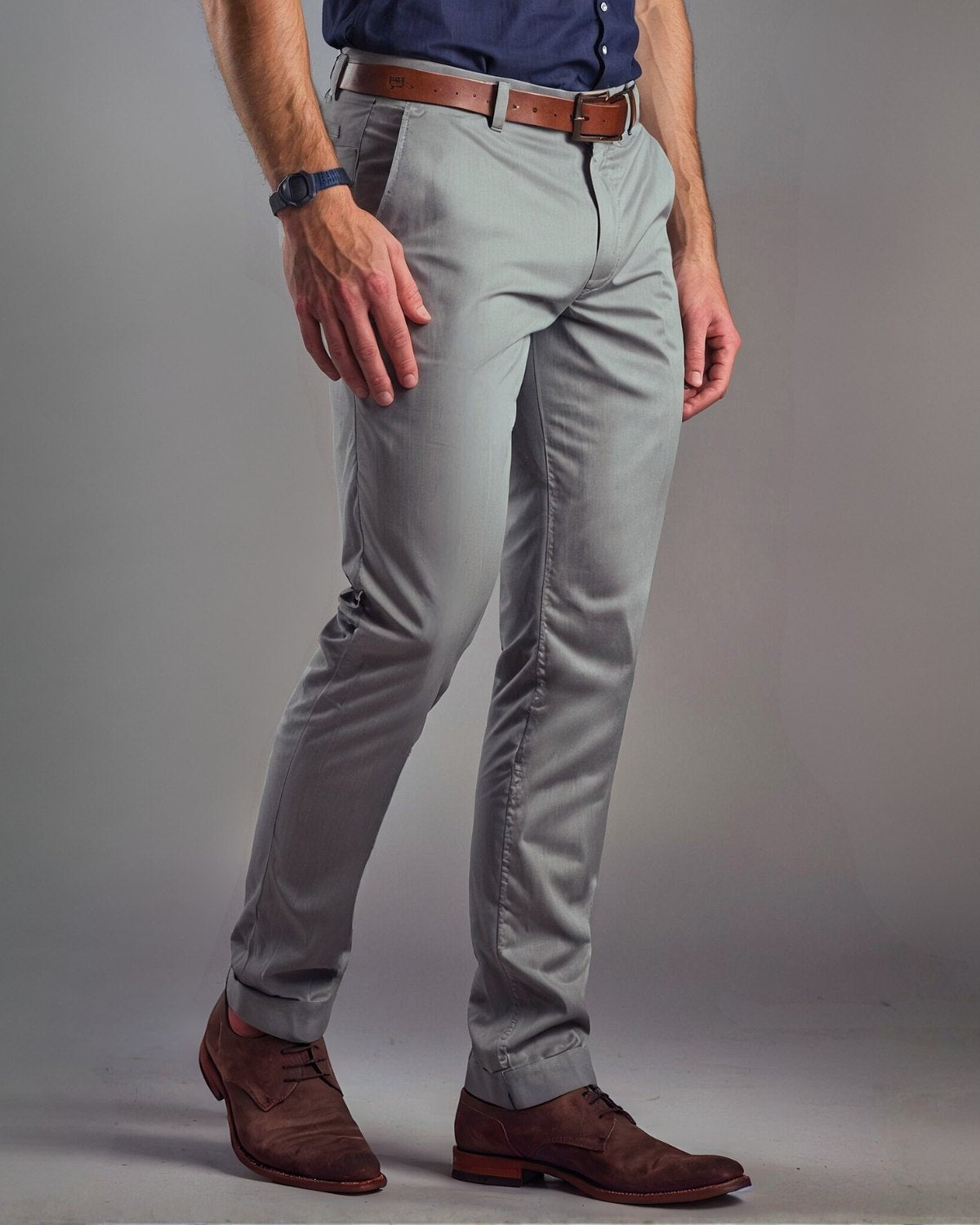Calça de Alfaiataria em Sarja Premium e Elastano - Regent