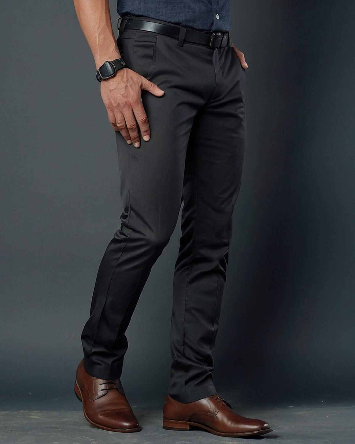 Calça de Alfaiataria em Sarja Premium e Elastano - Regent