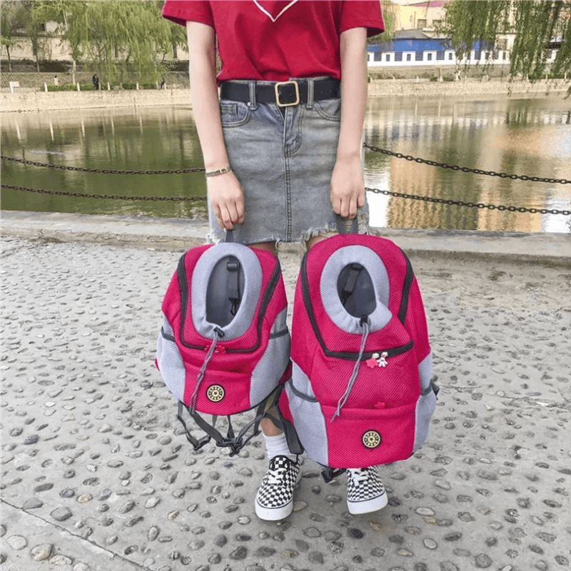 Mochila de viagem portátil de ombro duplo para Pet - Wshop10