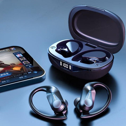 Lenovo - Fones de ouvido esportivos sem fio Bluetooth - Wshop10