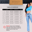 Calça Jeans Flare Cintura Alta Bolso Faca Ref: 0CJ07