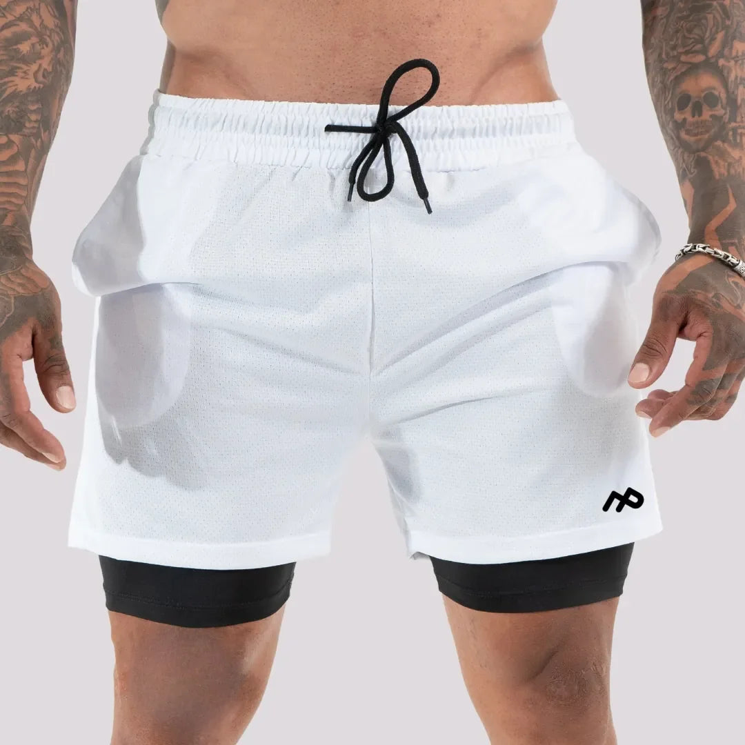 COMPRE 2 LEVE 3 - Shorts Dry-Fit de Compressão