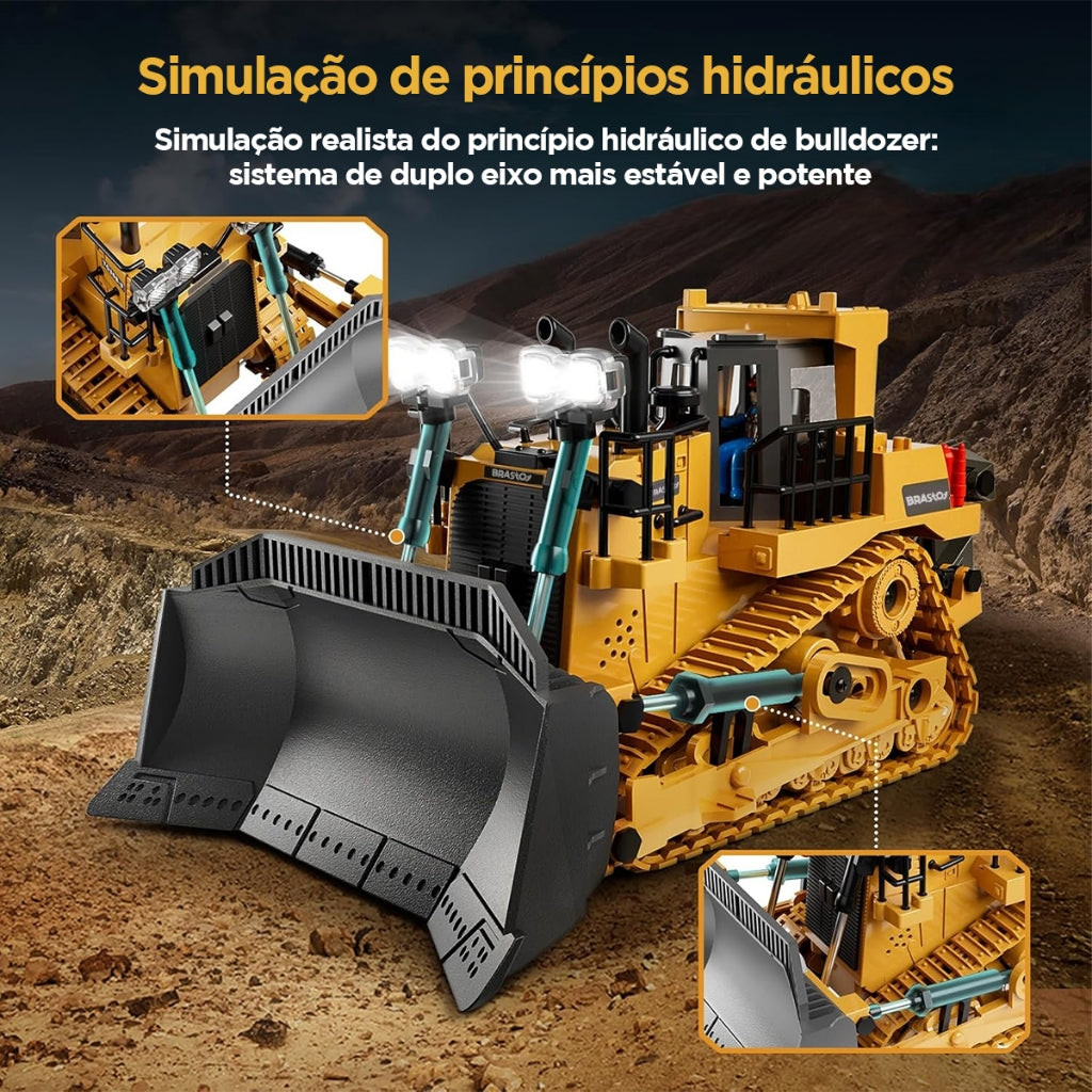 Brinquedos Escavadeira / Carregadeira / Bulldozer / Caminhão Minério de Controle Remoto  Avicii Express®