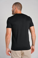 Camiseta Original Gola V Algodão Egípcio com Elastano Preta