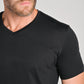 Camiseta Original Gola V Algodão Egípcio com Elastano Preta