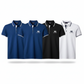 Men's Embroidered Casual Fashion Short Sleeved POLO Shirt Summer Comfortable Top
