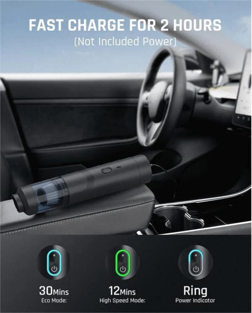 🎁PROMOÇÃO DO ÚLTIMO DIA COM 50% DE DESCONTO💥🧲Aspirador de pó portátil para carro