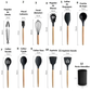 Kit Utensílios de Cozinha em Silicone 12 Peças