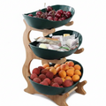Fruteira de Mesa Cesta de Fruta Bambu