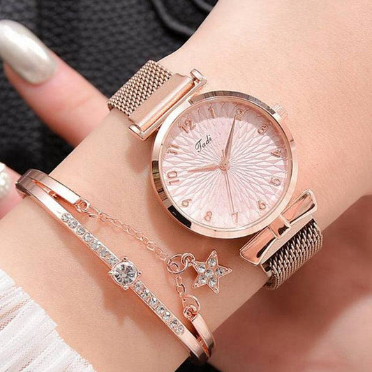 Relógio Feminino - Style Lux + Pulseira Grátis - Wshop10