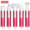 Depilador BeautShave Feminino 5 em 1 Indolor - Wshop10