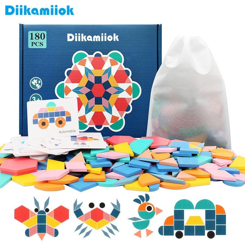Quebra Cabeça Educativo Forma Geométrica SHAPE PUZZLE - Wshop10