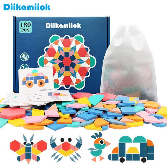 Quebra Cabeça Educativo Forma Geométrica SHAPE PUZZLE - Wshop10